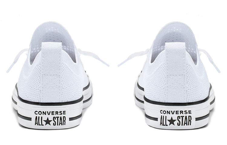 (WMNS) Converse Chuck Taylor All Star Shoreline Knit Slip-On 'White Black' 565490F
