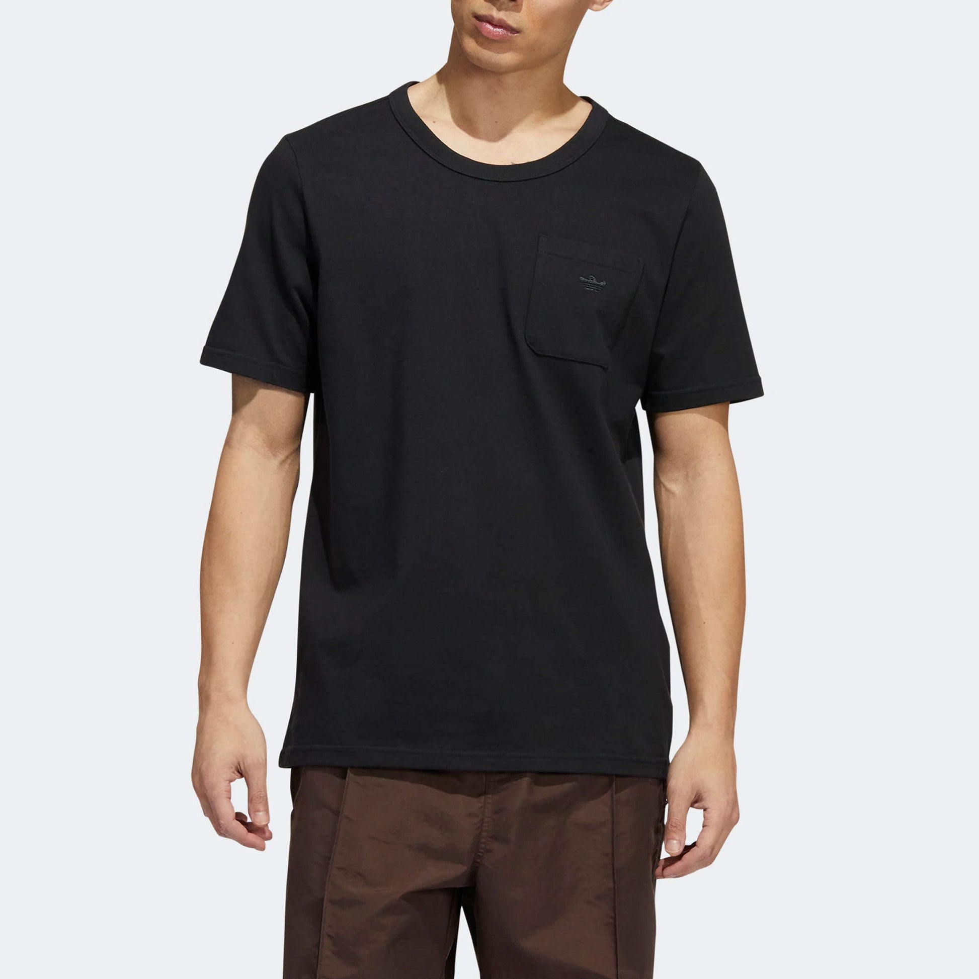 adidas Original Shmoofoil Heavyweight Pocket Tee 'Black' HM6859