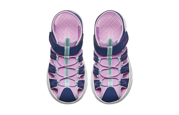(GS) Skechers C-Flex Sandal 'Navy Lavender' 86939L-NVLV