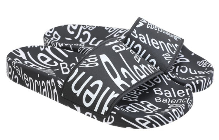 (WMNS) Balenciaga Sandals Black/White 578941W1SZ01006