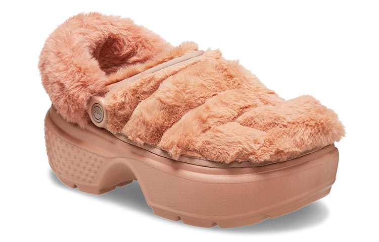(WMNS) Crocs Stomp Quilted Clog 'Orange' 208938-2CC
