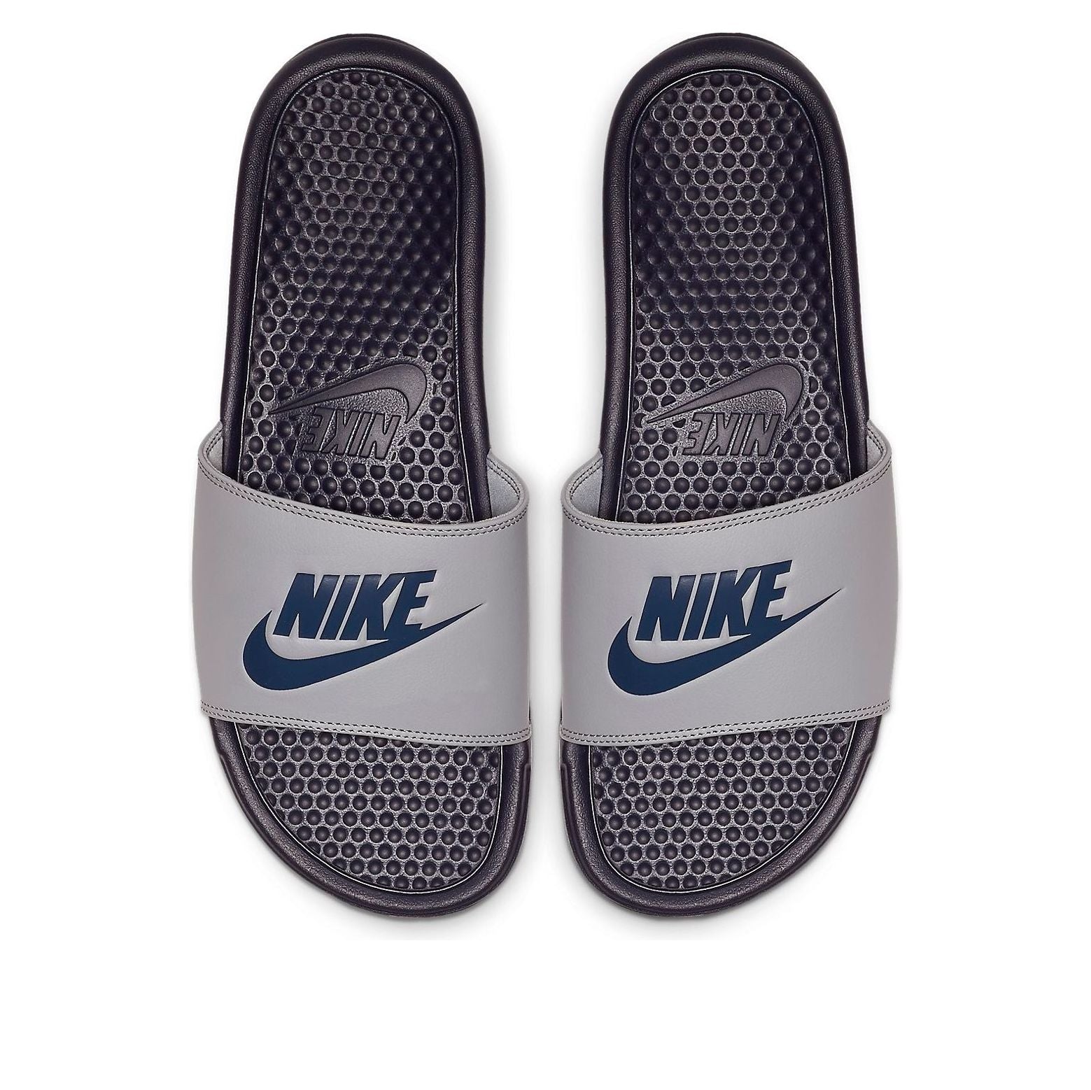 Nike Benassi JDI Slippers Shoes Grey/Blue 343880-024