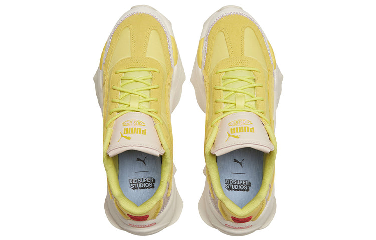 PUMA KidSuper Studios x Nitefox 'Limelight Yellow Cream' 373514-01