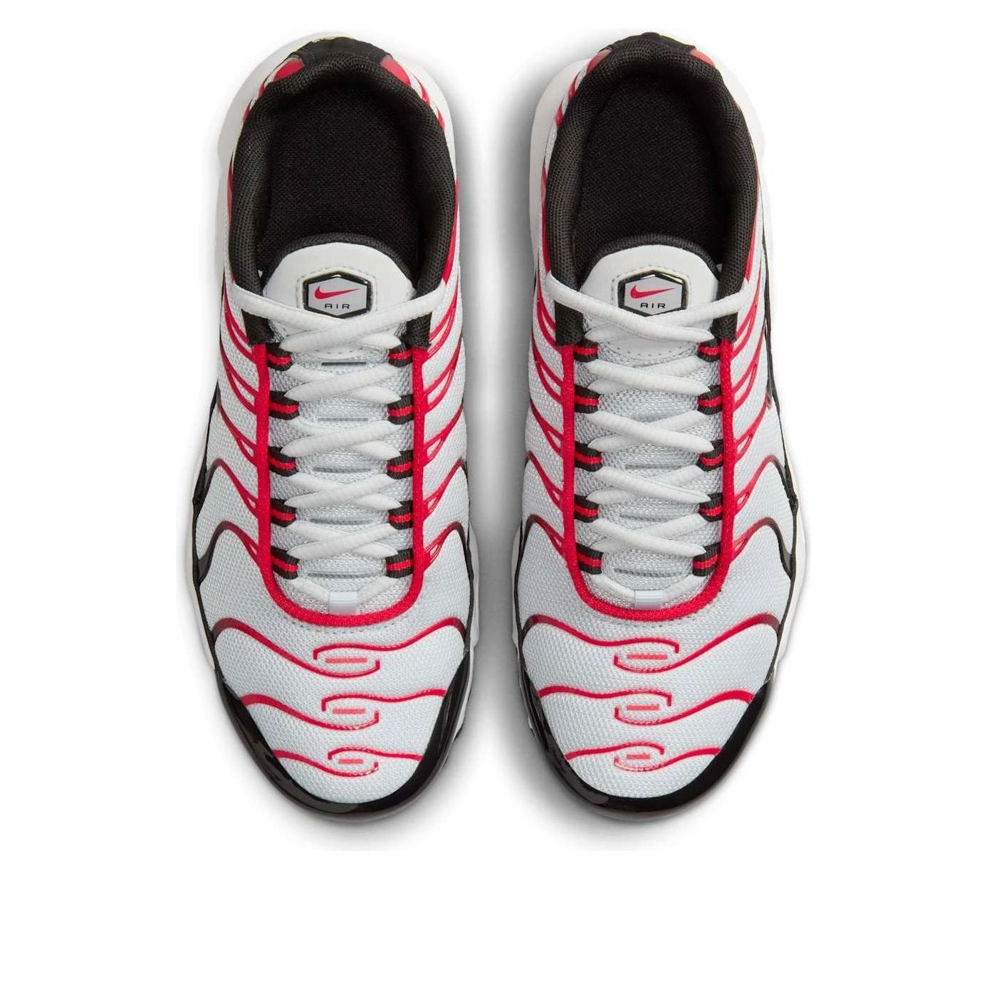 (GS) Nike Air Max Plus 'Pure Platinum Black University Red' CD0609-027