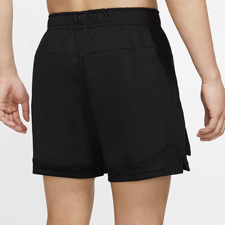 Nike Dri-FIT Quick Dry Training Shorts Black 'Black Red' CU5019-010