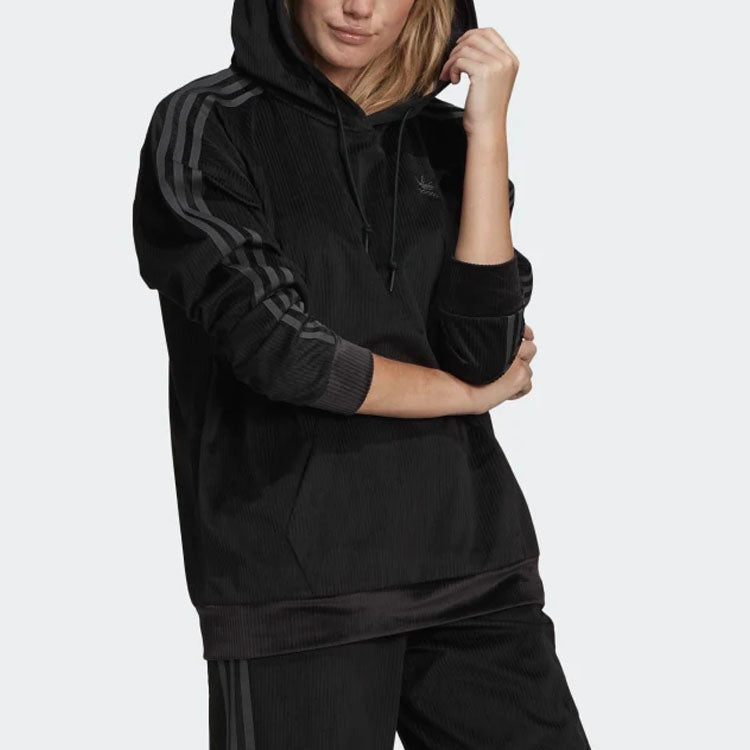 (WMNS) adidas Originals Hoodies 'Black' GU0811