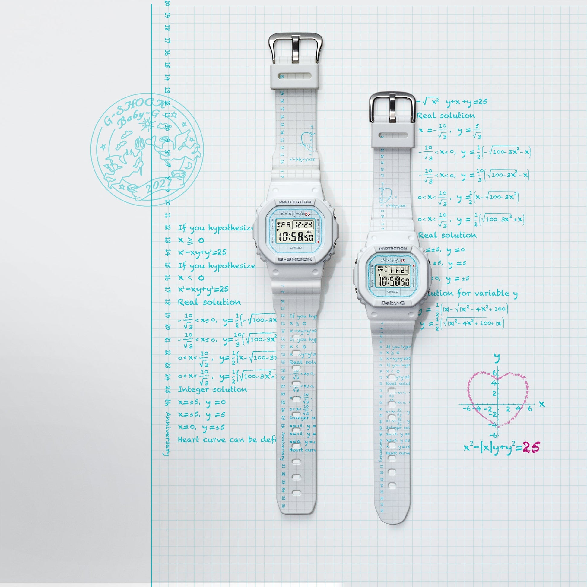 CASIO G-Shock Digital 'White' LOV-21B-7PR