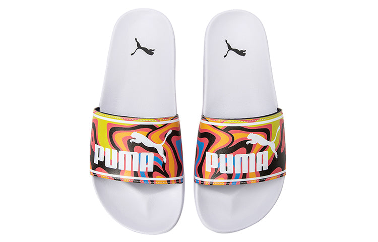 PUMA Leadcat 2.0 Graffiti Slide 'White' 387238-02