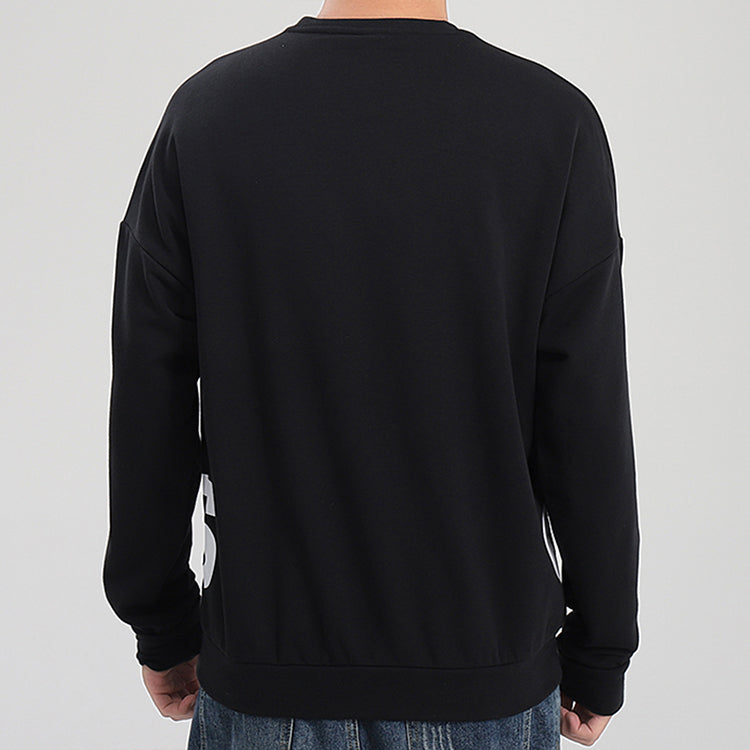 adidas M FAV BL SWT Round Neck Athleisure Casual Sports Pullover Black GK0617