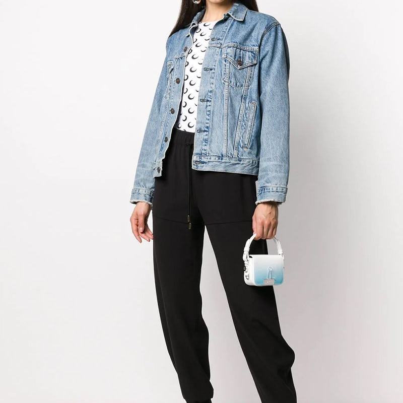 (WMNS) Off-White 20 Spring Summer Flip Single-Shoulder Bag Blue OWNA087R20G990683100