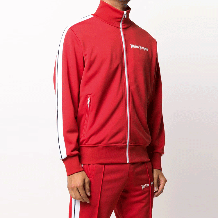 Palm Angels Classic Track Jacket 'Red White' PMBD001C99FAB0012501