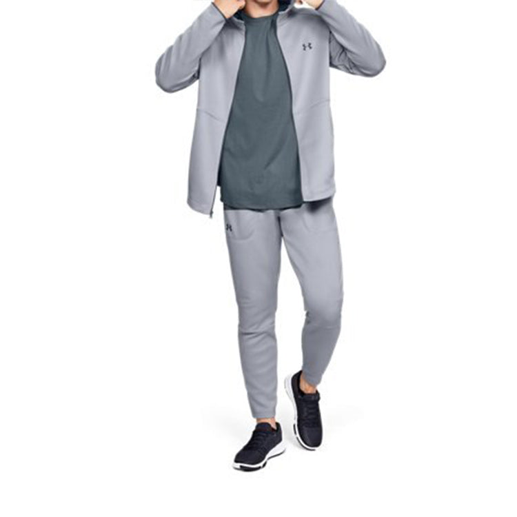 Men's Under Armour WarmUp Training Sports hooded Tops Gray 1345259-011