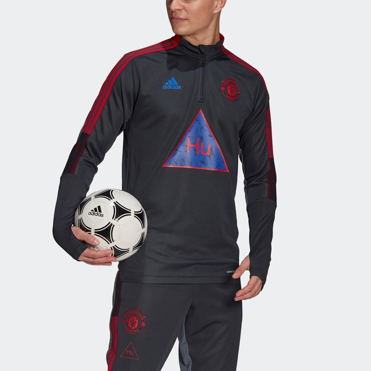 adidas x Crossover Mufc Hu Tr Top Manchester United Soccer/Football Sports Gray GK7722