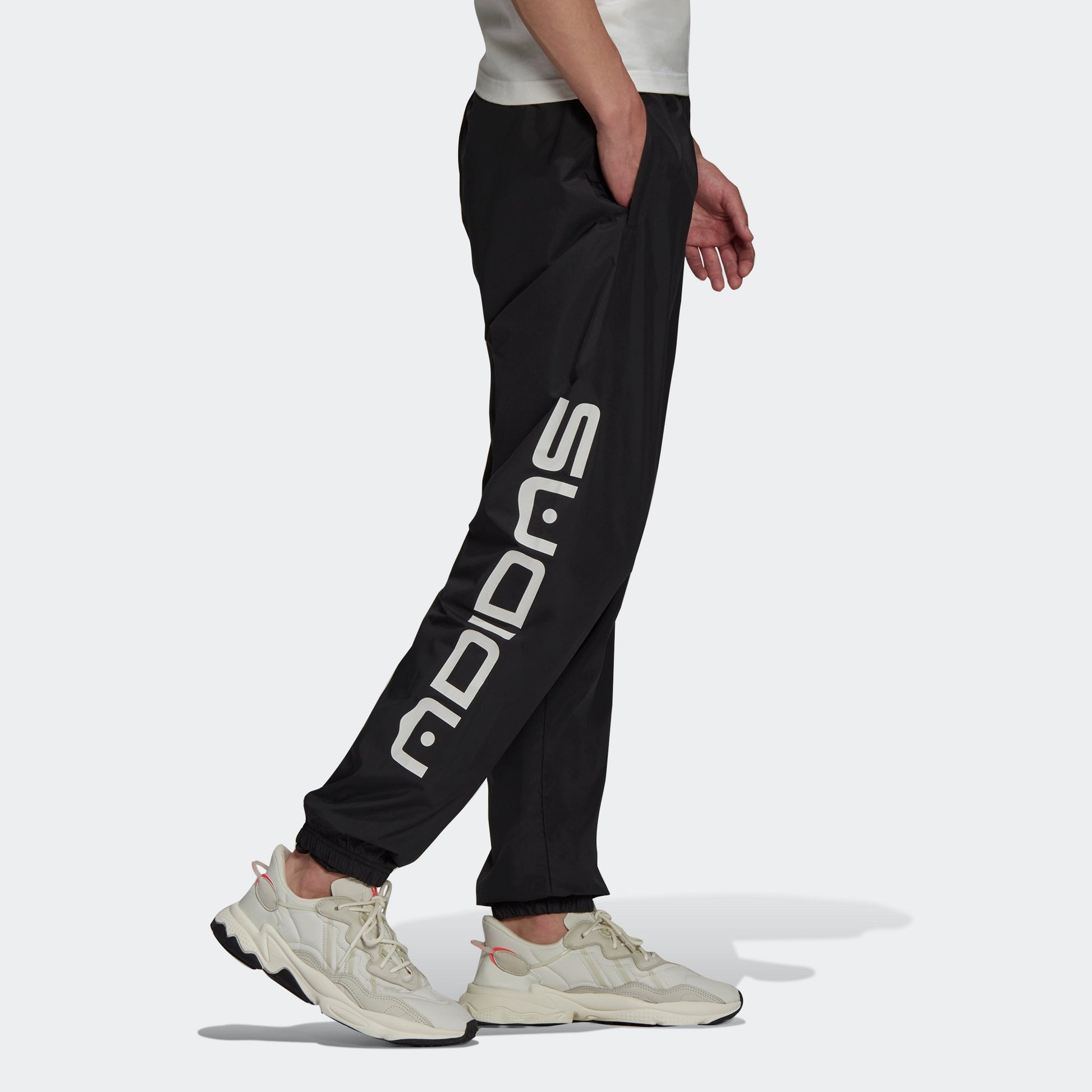 Men's adidas originals Symbol Tp Casual Alphabet Printing Sports Pants/Trousers/Joggers Black H13504
