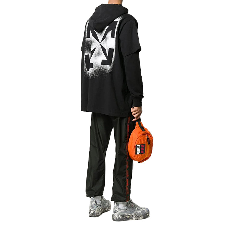 Men's Off-White Arrow Logo Black OMBB051E20FLE0011001