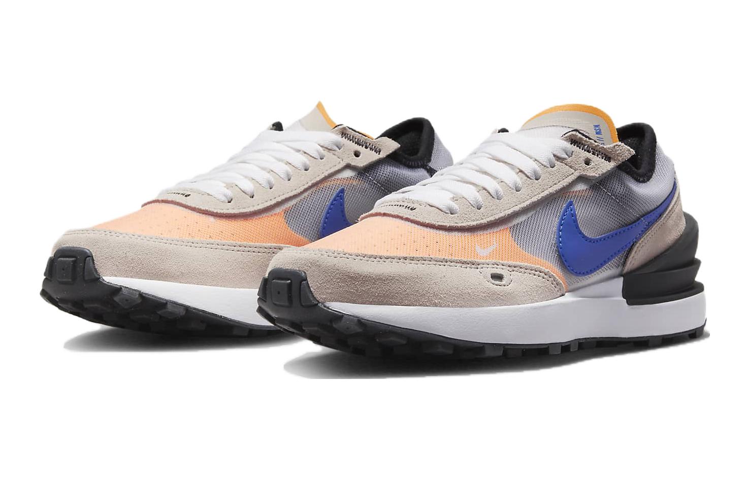 (GS) Nike Waffle One 'Light Bone Blue Orange' DC0481-009