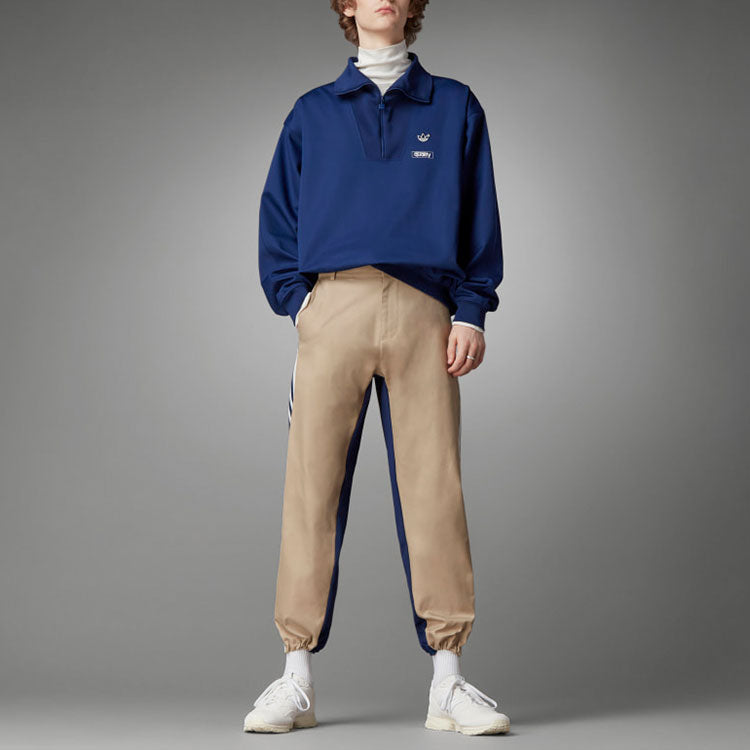 adidas originals Blue Version Series Sports Long Pants Khaki H33467