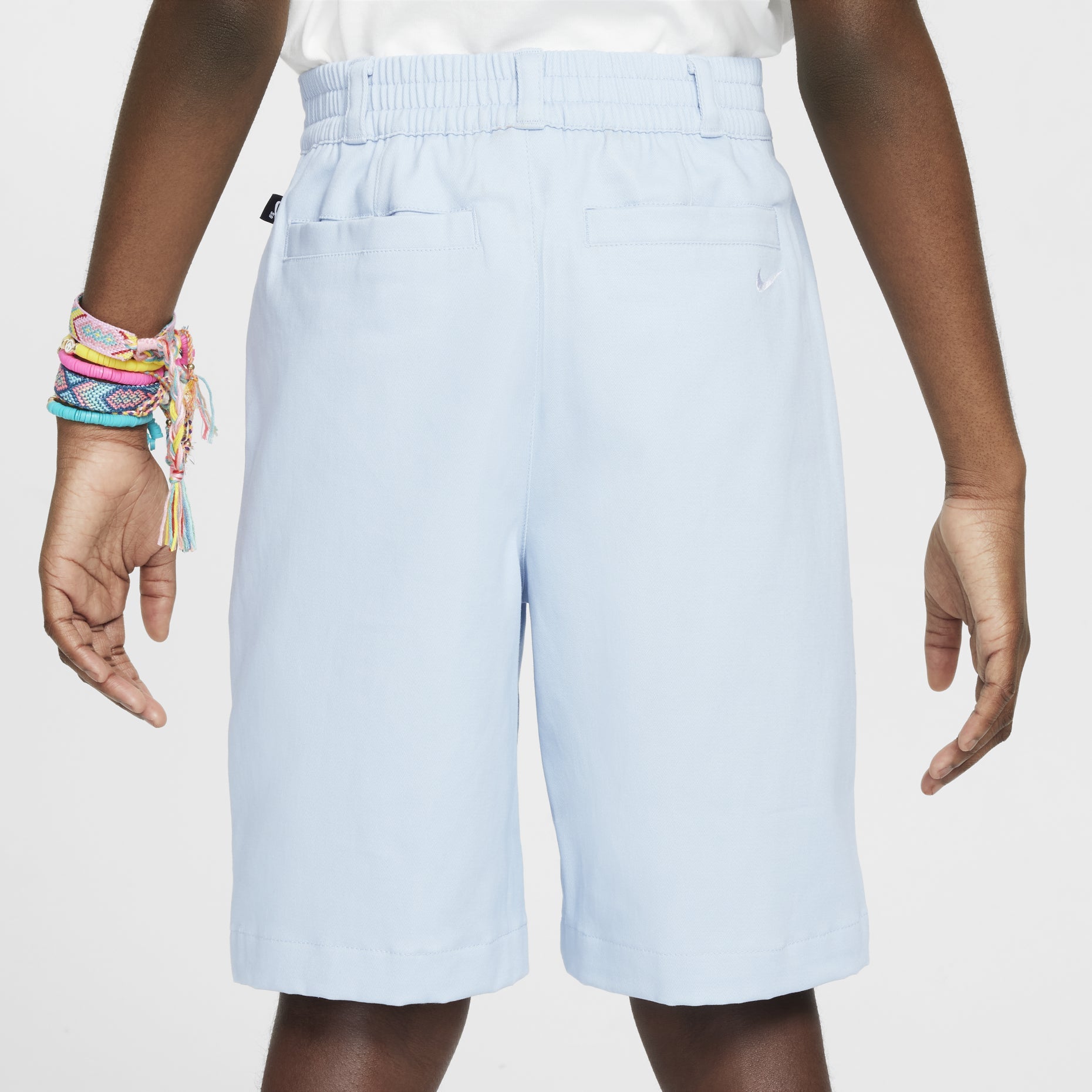 (GS) Nike SB Chino Skate Shorts 'Light Armory Blue' FN9217-440
