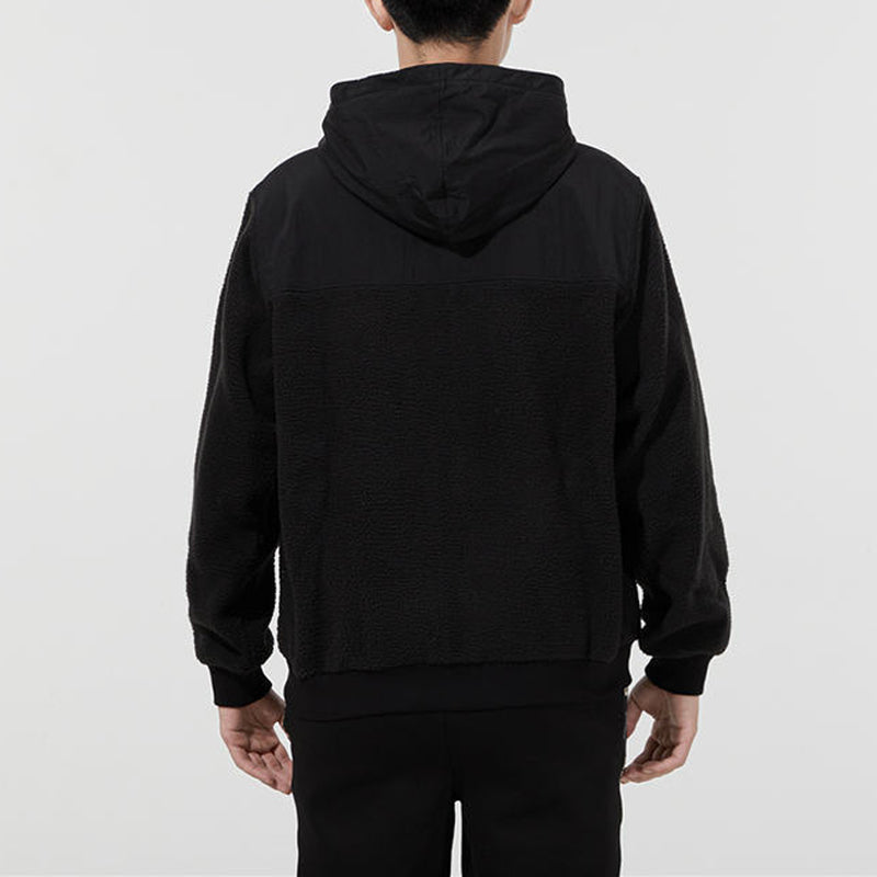 PUMA lamb's wool Stay Warm hooded Logo Jacket Black 848253-01