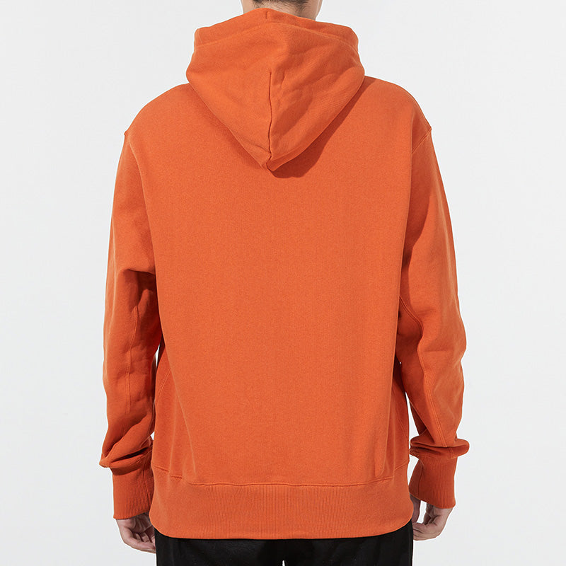 Men's Nike Sportswear French Terry Embroidered Logo Solid Color Orange Red DA0024-881