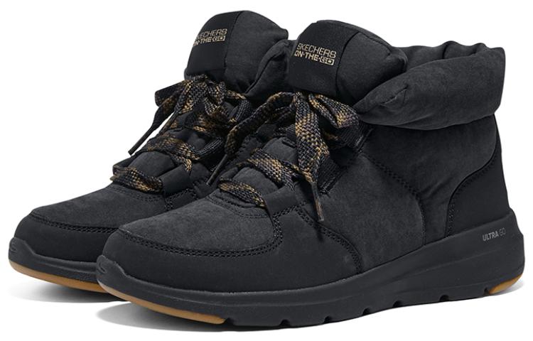 (WMNS) Skechers Glacial Ultra-Trend Up Ankle Boots 'Black' 144194-BLK