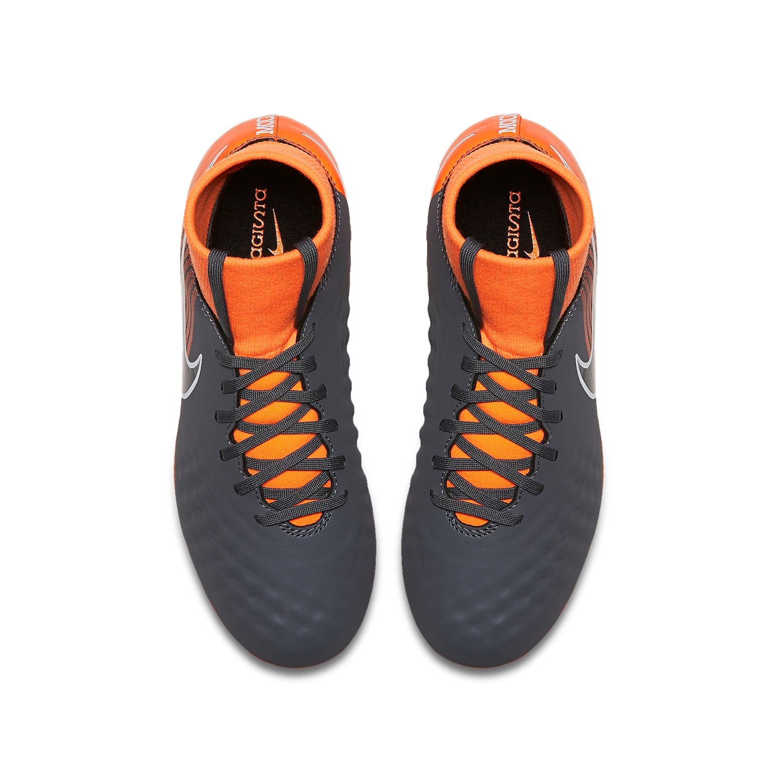 (GS) Nike Magista Obra 2 Academy DF FG 'Dark Grey Orange' AH7313-080
