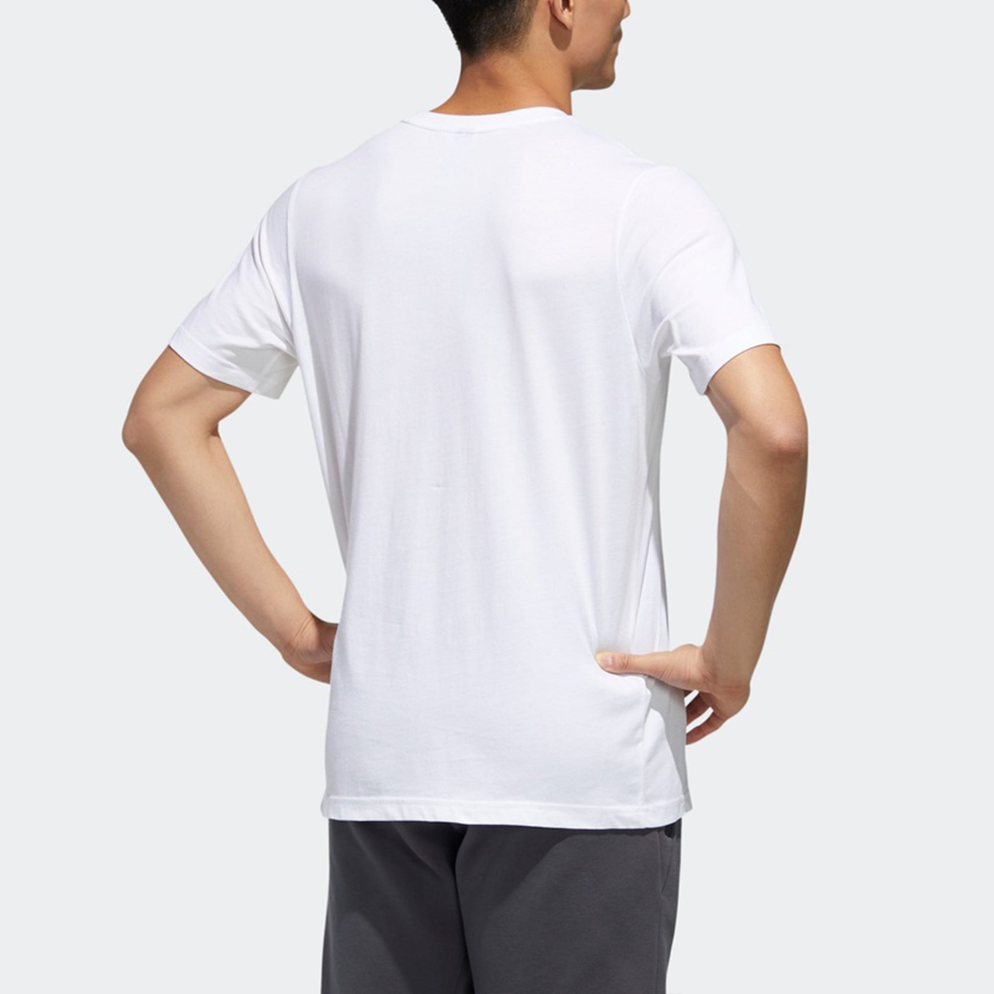 adidas Ub Gfx Tee 2 Funny Printing Sports Short Sleeve White GF3986
