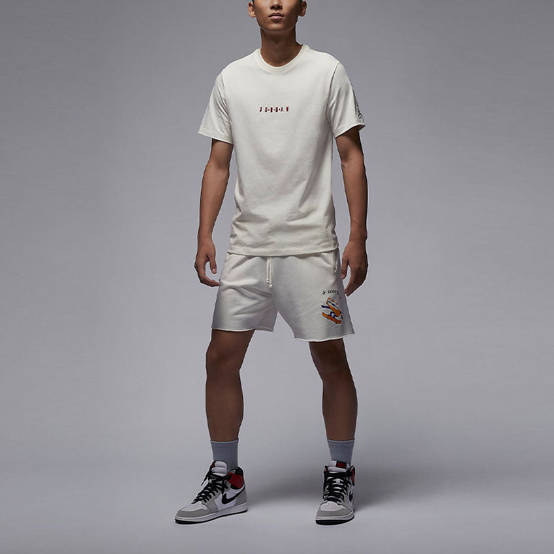 Air Jordan Embossed Air Crew T-Shirt 'White' DM3183-133