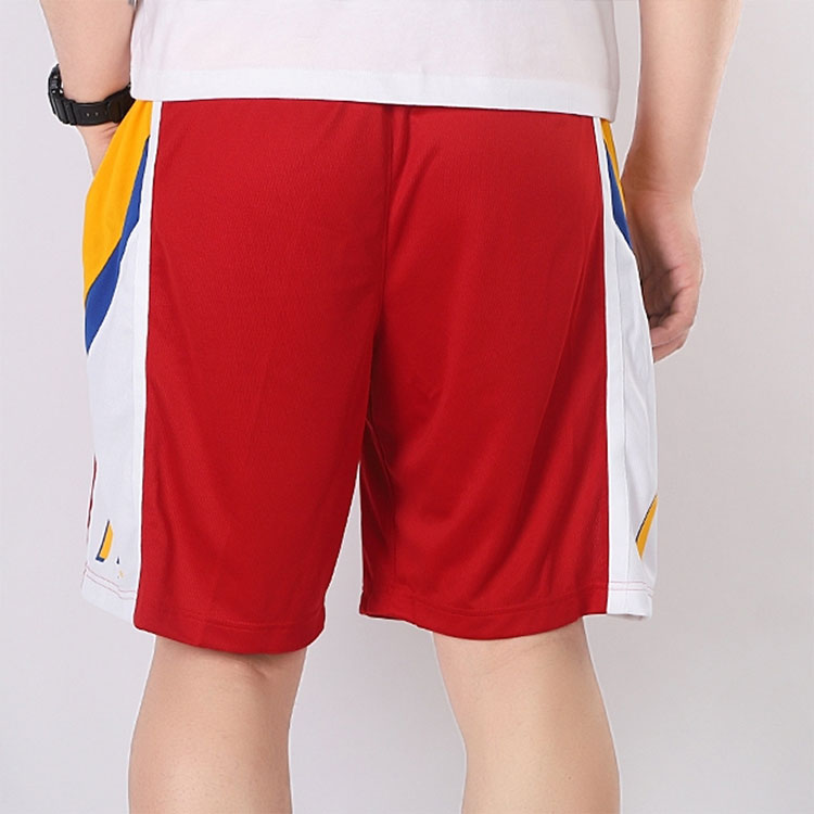 Men's adidas Loose Sports Breathable Red Shorts GI9423