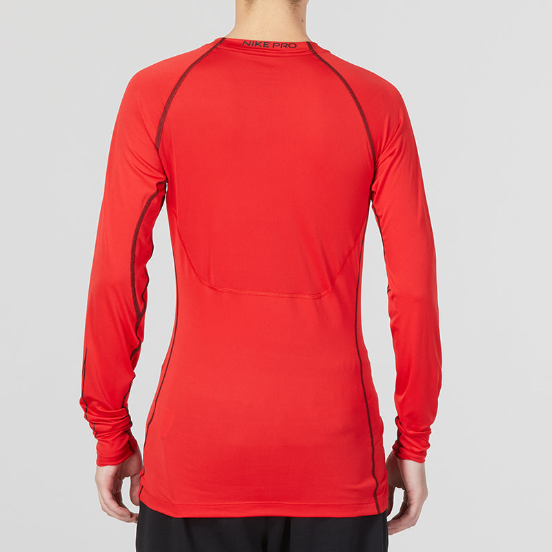 Nike Pro Dri-FIT Tight-Fit Long-Sleeve T-Shirt 'Red' DD1991-657