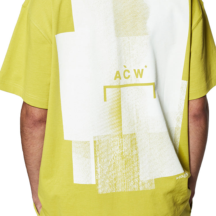 A-COLD-WALL* Logo Print T-shirt 'Yellow' ACWMTS084-GROCH