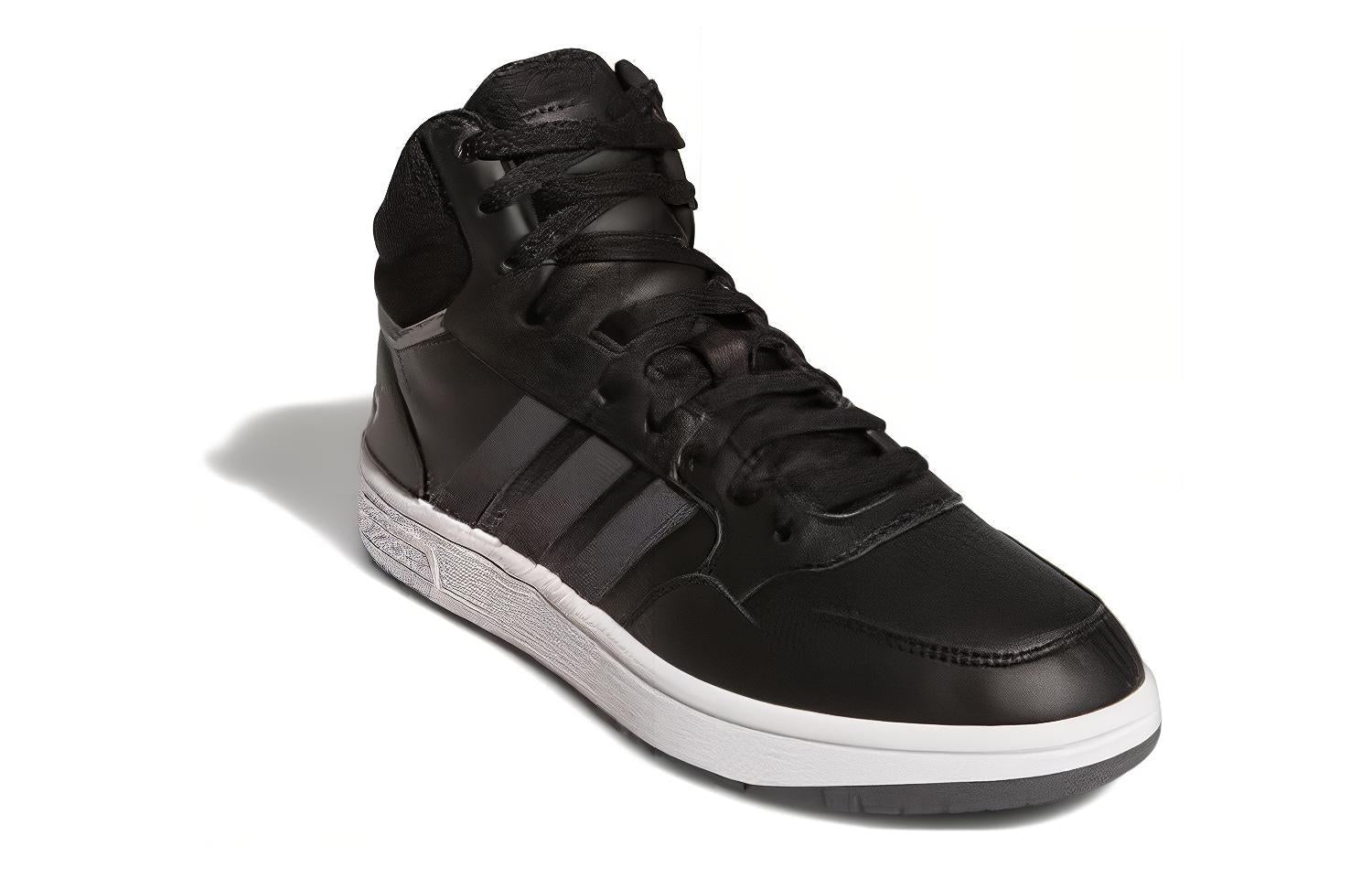adidas Hoops 3.0 Mid 'Black' GW5456