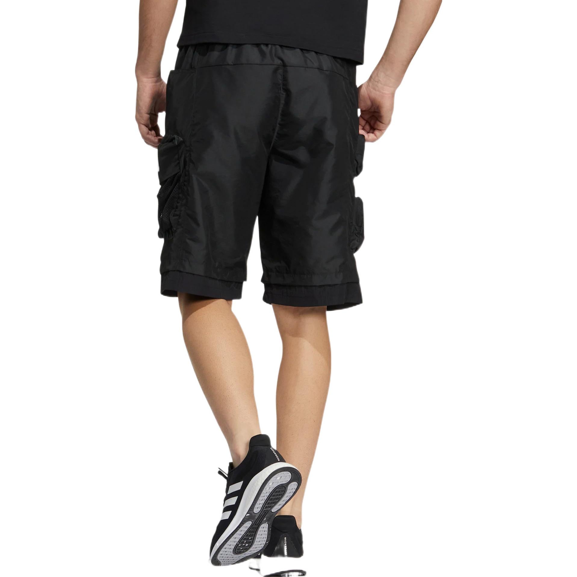 adidas St Pocket Wvsh Sports Cargo Shorts Black HE7436