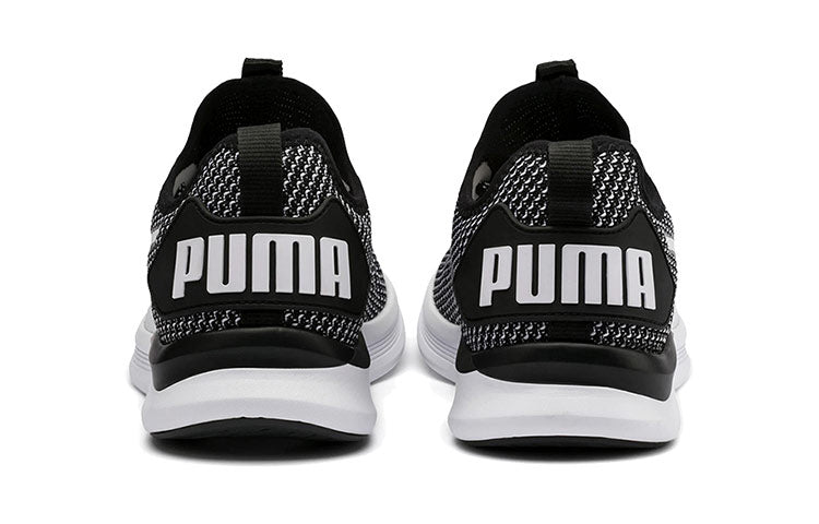 PUMA Ignite Flash Fs Low Top Running Shoes Black/White 192496-01