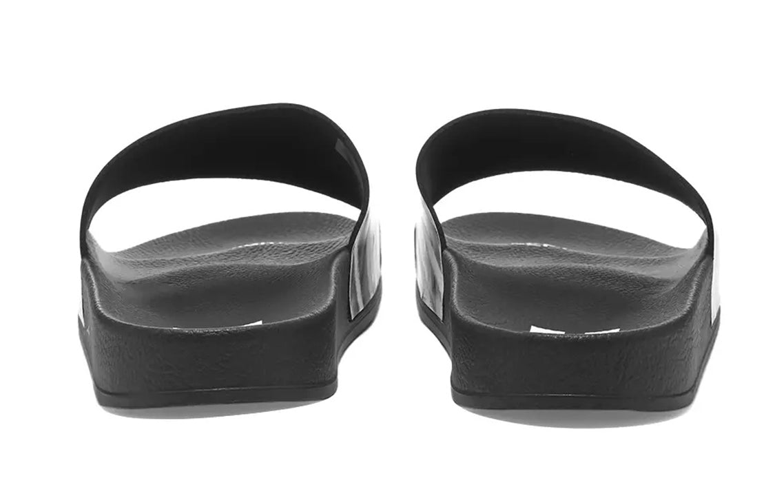 Off-White Sliders 'Spray Stripe - Black White' OMIC001R21MAT0041001