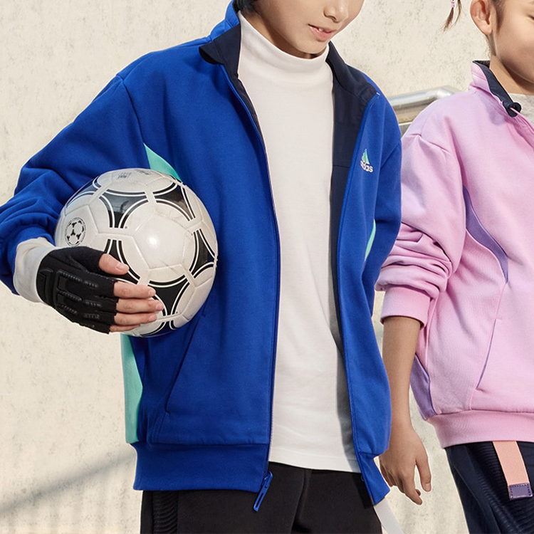 (GS) adidas Reverse Jackets 'Blue' IA9302