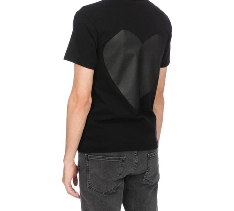 COMME des GARCONS PLAY Heart Shape Printing Short Sleeve Tee 'Black' AZ-T190-051-1