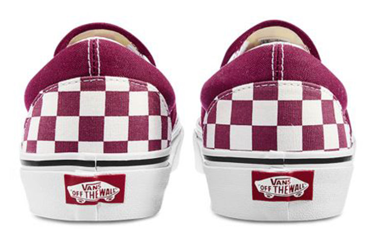 Vans Classic Slip-On 'Rumba Red Checkerboard' VN0A38F7VLW