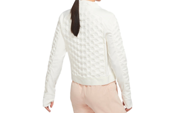 (WMNS) Nike Aeroloft Running Breathable Casual Sports Sail White Jacket CZ1544-133