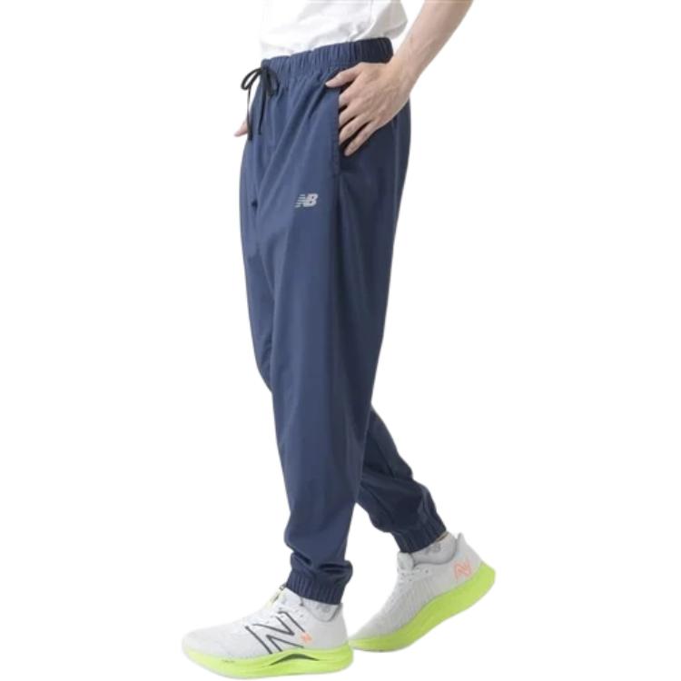 New Balance Sport Essentials Woven Joggers Asia Sizing 'Navy' MP41011-NNY