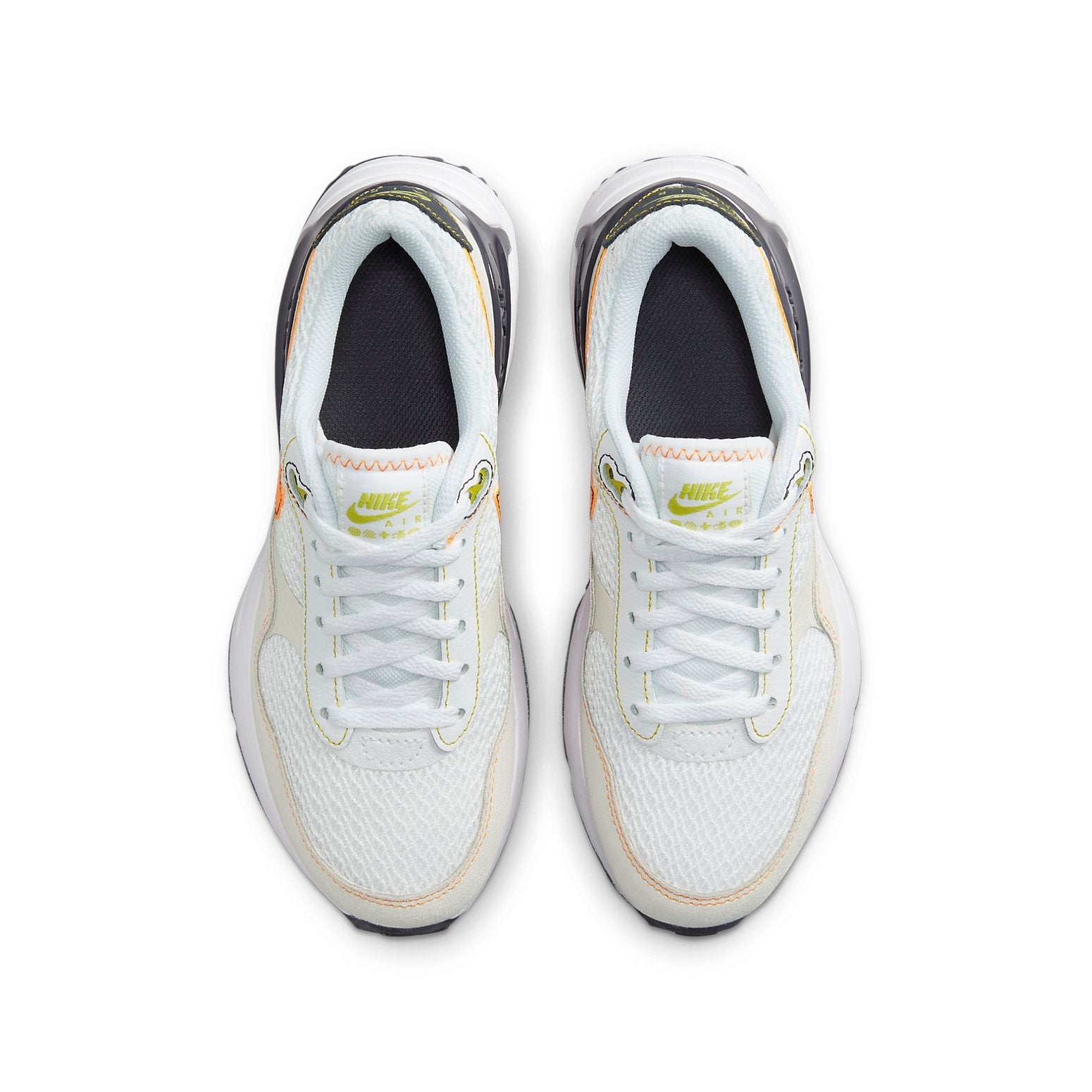 (GS) Nike Air Max SYSTM 'White Vivid Orange' DQ0284-109