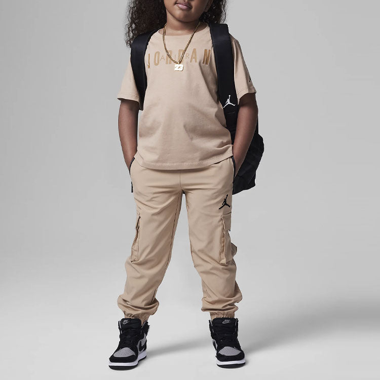 (GS) Air Jordan Pocket Cargo Pants 'Beige' 35C654-X0L