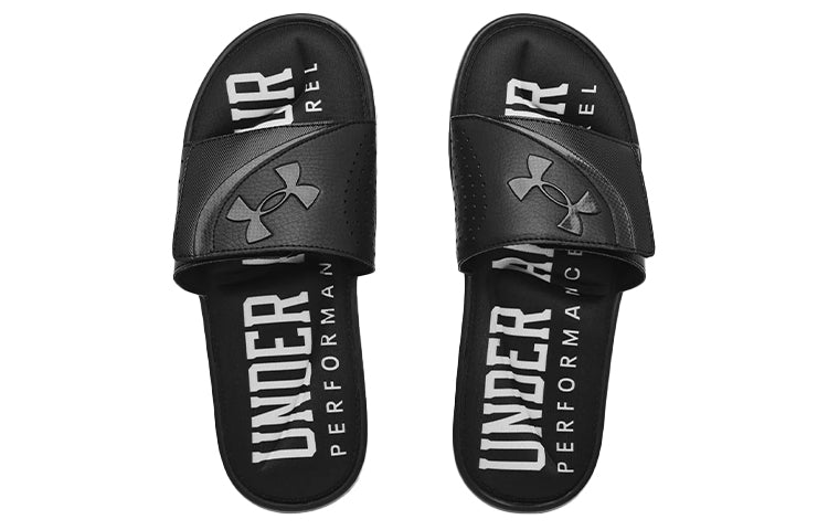 Under Armour Ignite 6 Graphic Strap Slide 'Black' 3024451-001