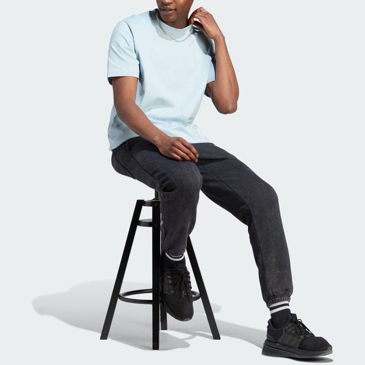 adidas Lounge Tee Asia Sizing 'Wonder Blue' IM0483