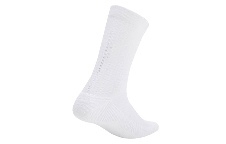 adidas neo Sports Outdoor High Top Mid Tops Socks Couple Style 3 Pairs 'Black Green White' GE1377