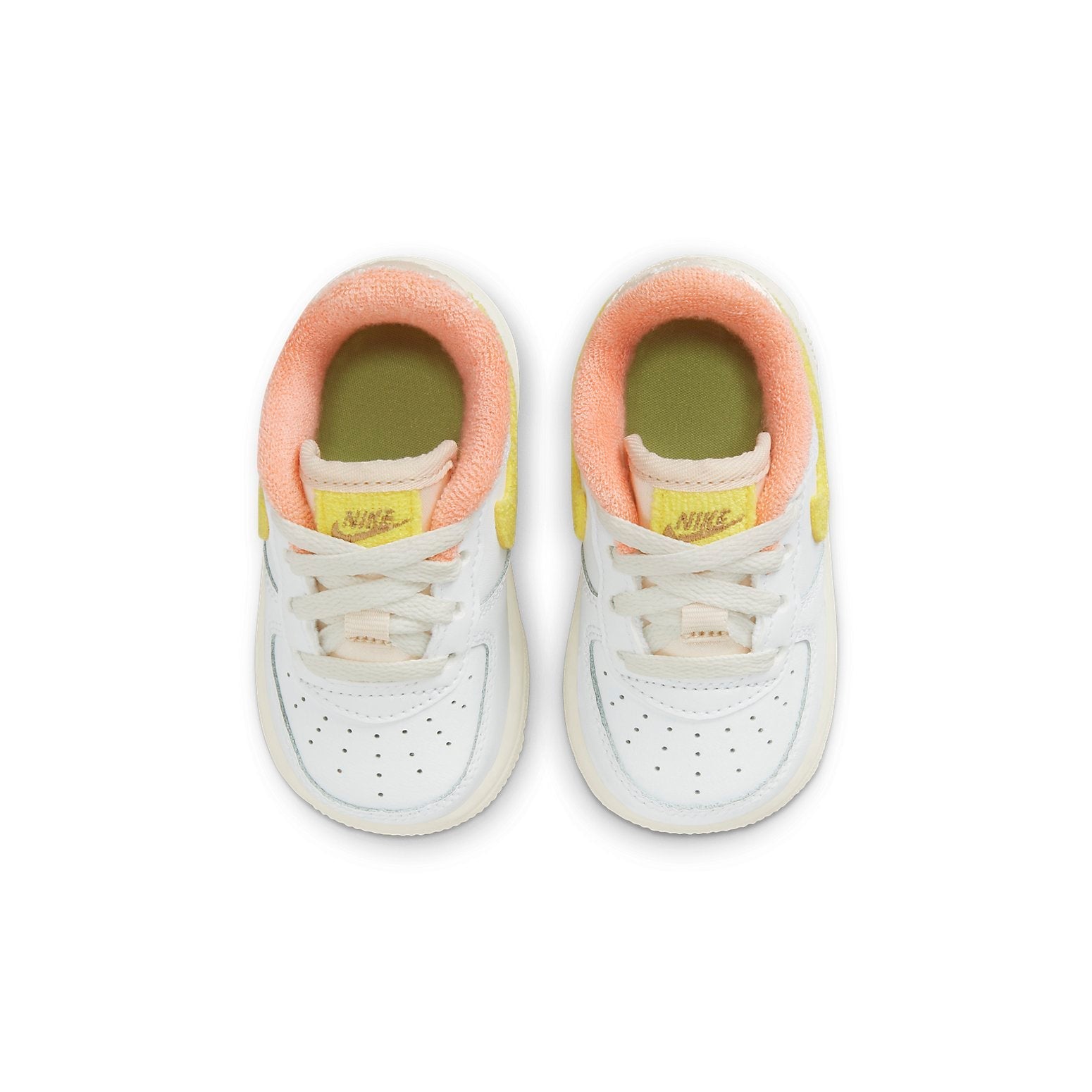 (TD) Nike Air Force 1 LV8 'White Yellow Strike' DV2200-100