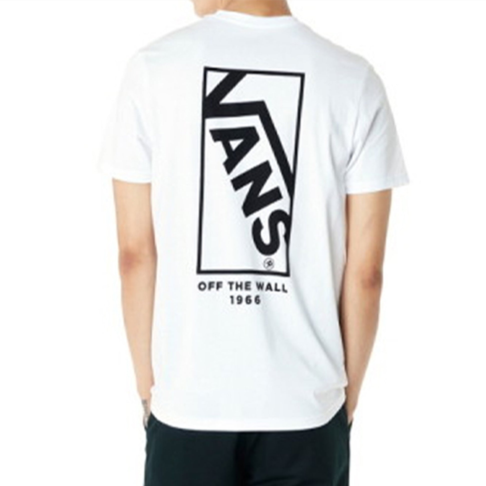 Vans Unisex Printing Round-neck Tee White VN0A4P56WHT