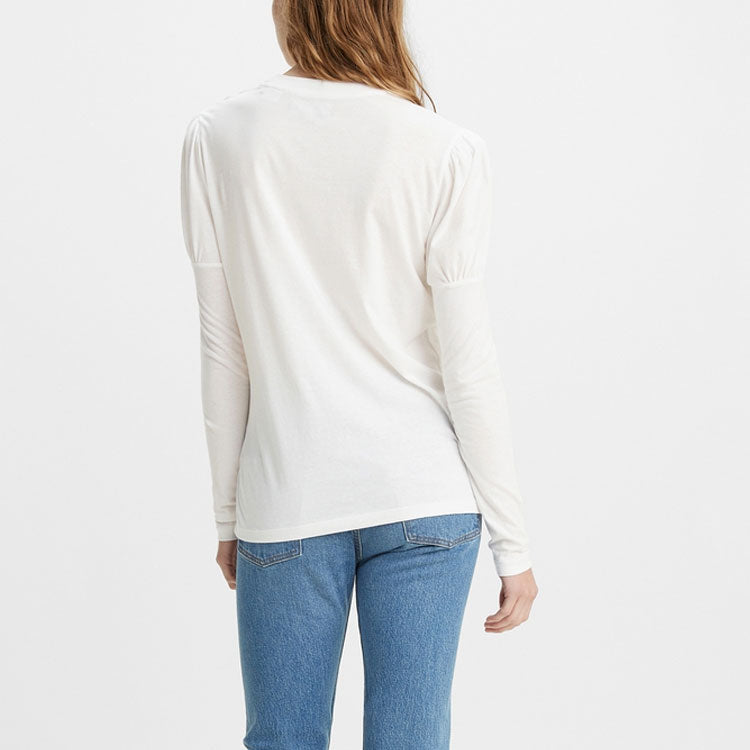 Levis Midnight Blue Series Slim Fit Long Sleeves White T-Shirt 18926-0000