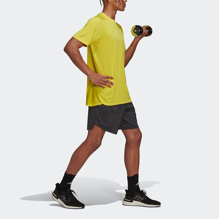 adidas Designed 4 Training HEAT.RDY HIIT Tee 'Impact Yellow' HJ9773