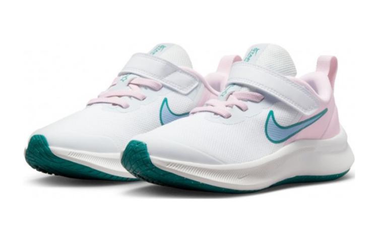 (PS) Nike Star Runner 3 'White Pink Mineral Teal' DA2777-102